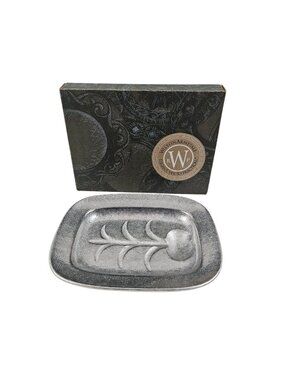 Wilton Armetale Pewter Well & Tree Small Tray Rectangle Platter Food Safe NIB